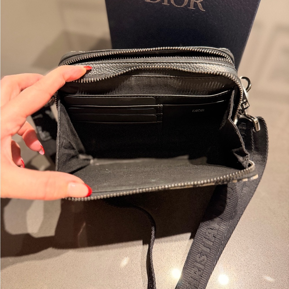 Dior Monogram Crossbody Bag in Oblique Canvas - Picture 9 of 10